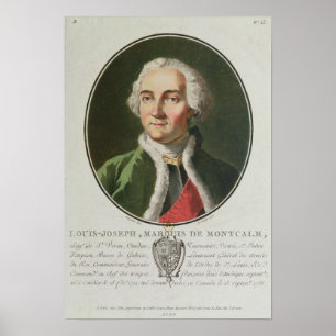 Louis-Joseph de Montcalm  1790 Poster