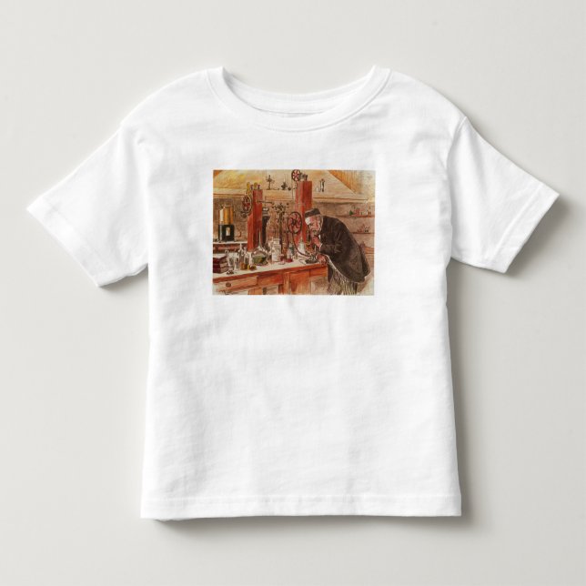 Louis Pasteur experimenting Toddler T-Shirt (Front)