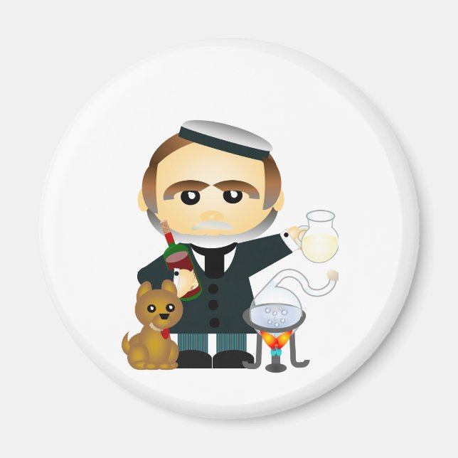 Louis Pasteur Magnet (Front)