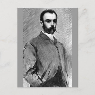 Louis Ricardo Falero - Selfportrait Postcard