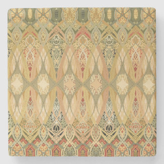 Louis Sullivan Chicago Stock Exchange Stencil Stone Coaster