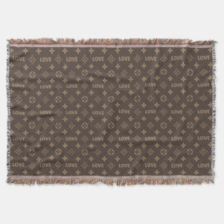 Louis Vuitton Love Pattern Throw Blanket