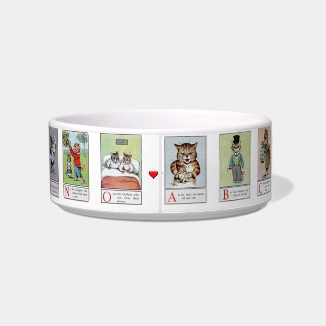 Louis Wain Alphabet Cats  Bowl (Back)