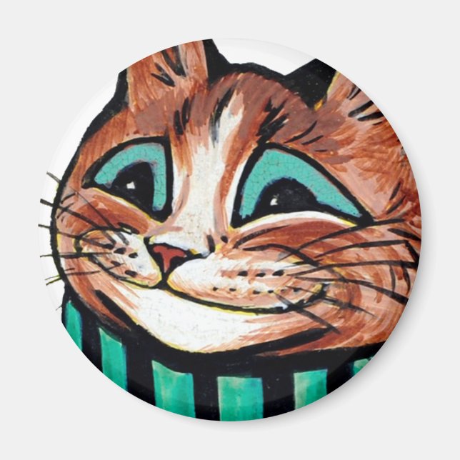 Louis Wain cat Magnet (Front)