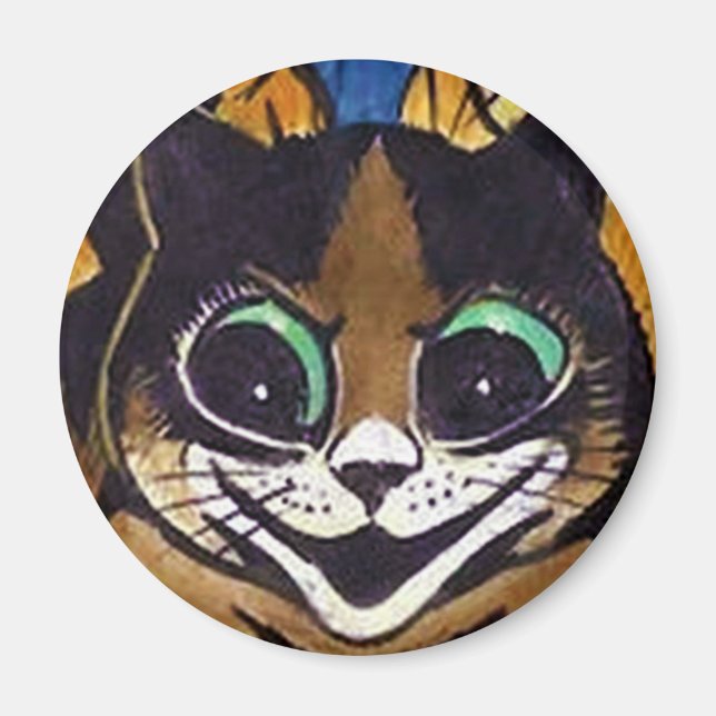 Louis Wain cat Magnet (Front)