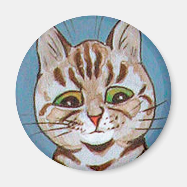 Louis Wain cat Magnet (Front)