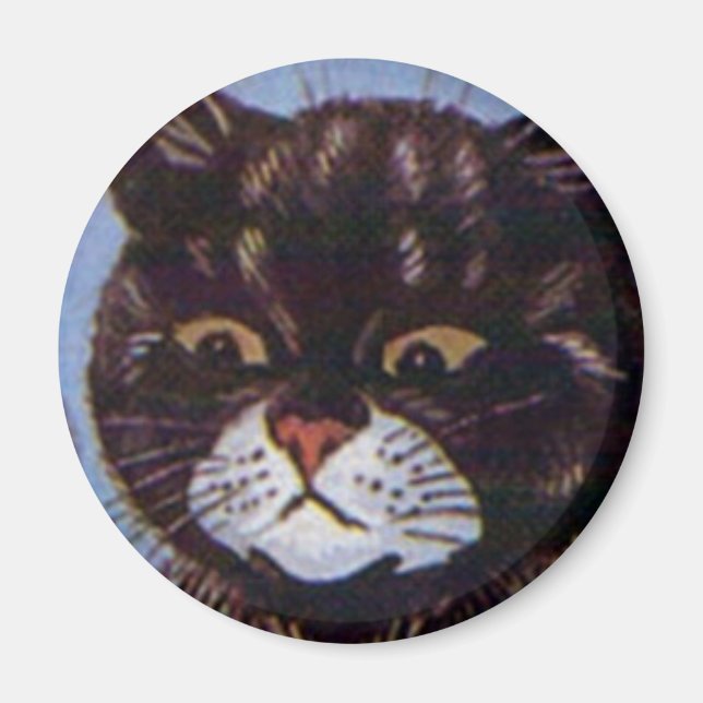 Louis Wain cat Magnet (Front)