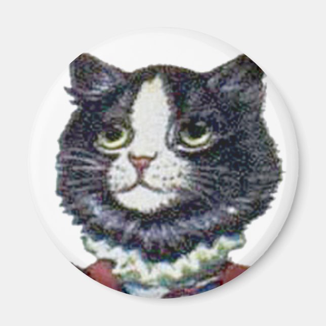 Louis Wain cat Magnet (Front)