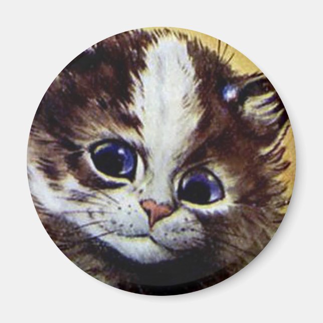 Louis Wain cat Magnet (Front)