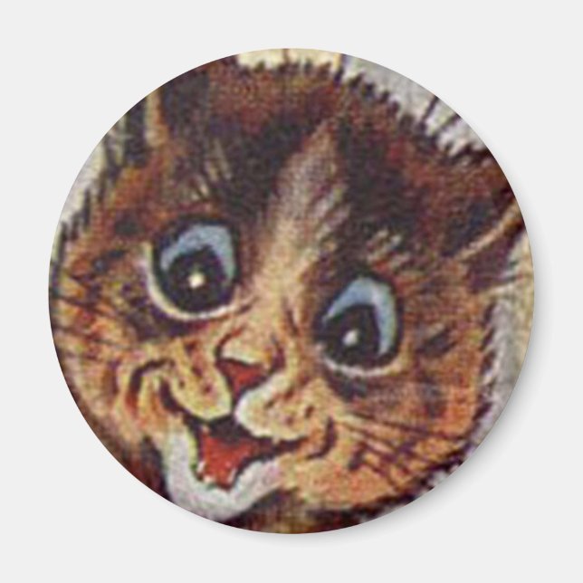 Louis Wain cat Magnet (Front)