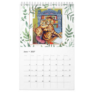 Louis Wain, Cat Paintings Calendar