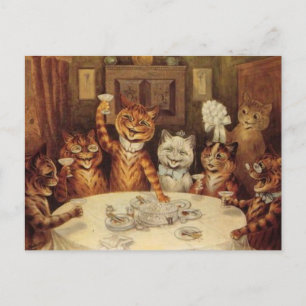 LOUIS WAIN CATS CAT CELEBRATION PARTY Postcards