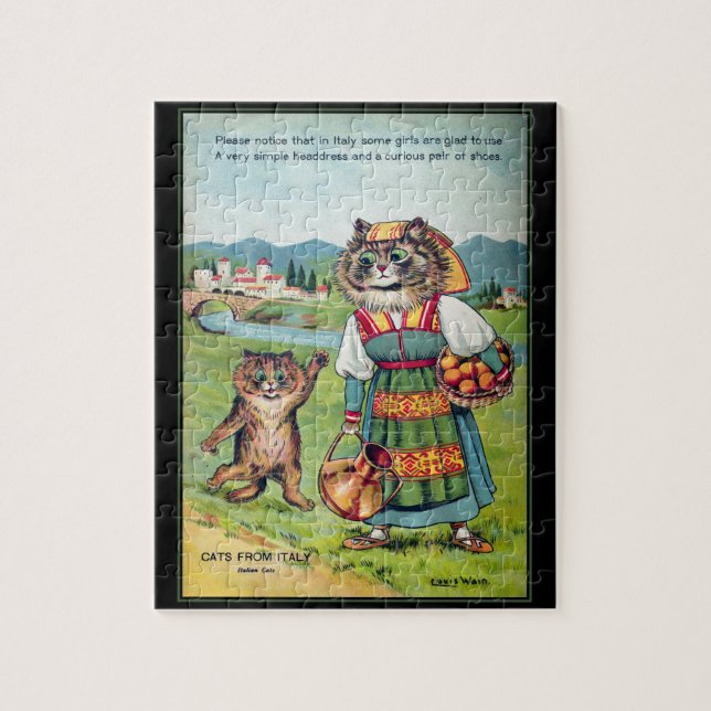 Louis Wain Cats from Italy Puzzle (Vertical)