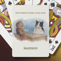 Louis Wain Cats The Poker Players Personalised