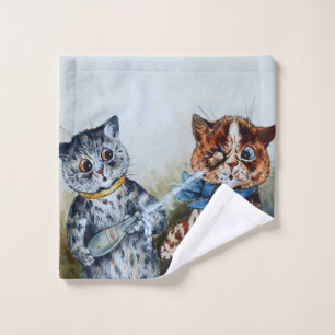 Louis Wain cats  Wash Cloth