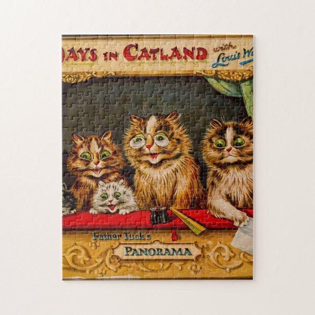 Louis Wain Days In Catland Jigsaw Puzzle (Vertical)