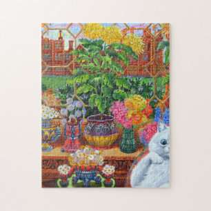 Louis Wain Flower Lovers Cat Jigsaw Puzzle