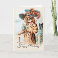 Louis Wain Flowers for the duchess Birthday CC1007