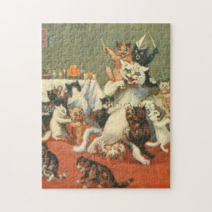 Louis Wain Merry Christmas Jigsaw Puzzle