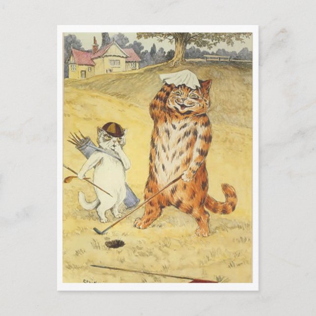 Louis Wain Postcard (Front)