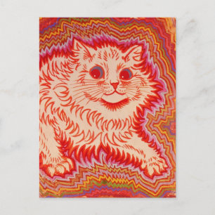 LOUIS WAIN PSYCHEDELIC CAT POSTCARDS