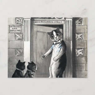 Louis Wain's Annual Street by Louis Wain Postcard