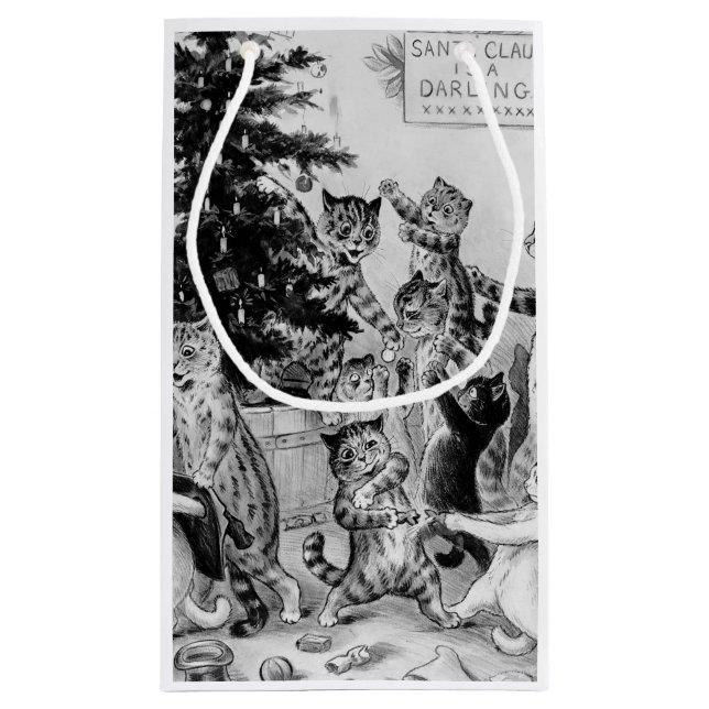 Louis Wain's Christmas Gift Bag (Back)