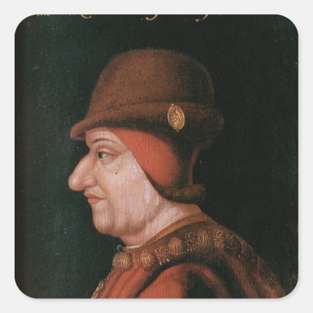 Louis XI Square Sticker (Front)