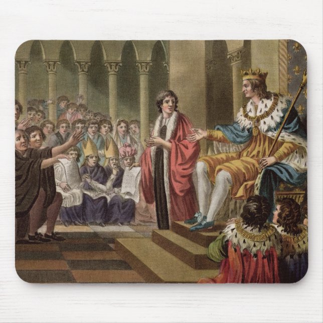 Louis XII (1462-1515) Declared Father of the Peopl Mouse Pad (Front)