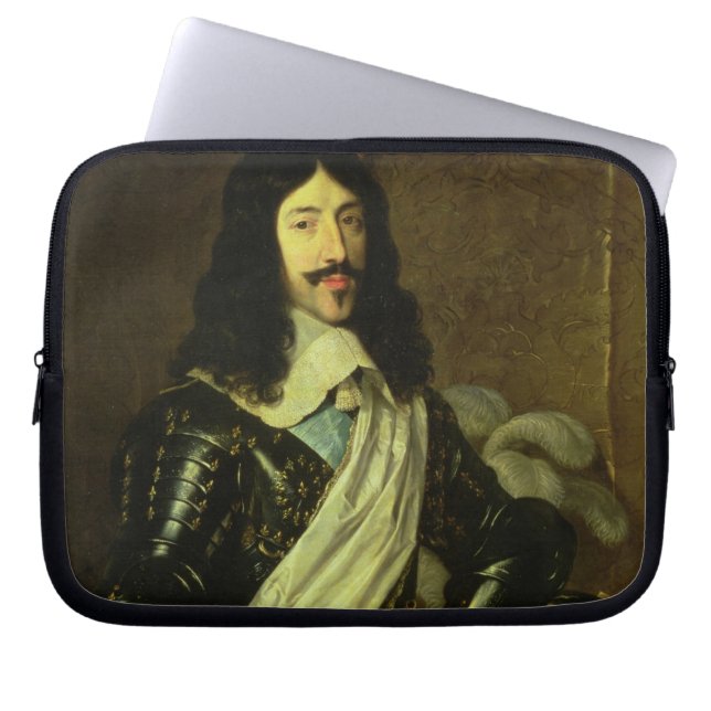 Louis XIII (1601-43) (oil on canvas) Laptop Sleeve (Front)