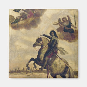 Louis XIII at the Siege of La Rochelle Magnet