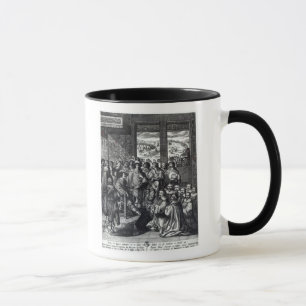 Louis XIII  back from the siege of La Rochelle Mug