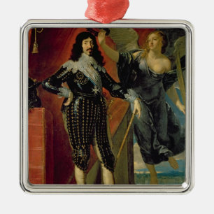 Louis XIII Crowned by Victory, 1635 Metal Tree Decoration