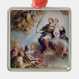 Louis XIII  Dedicating the Church Metal Tree Decoration