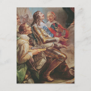 Louis XIII  dedicating the Church of Notre-Dame Postcard