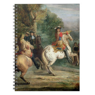 Louis XIV (1638-1715) Overseeing the Siege of a Ci Notebook