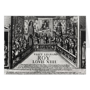 Louis XIV administering justice