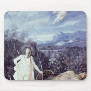 Louis XIV  as Apollo, Slayer of Python Mouse Pad