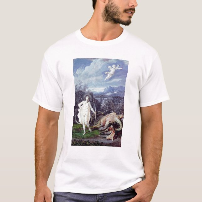 Louis XIV  as Apollo, Slayer of Python T-Shirt (Front)