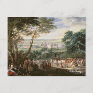 Louis XIV at Vincennes Postcard
