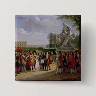 Louis XIV Dedicating Puget's 'Milo of 15 Cm Square Badge