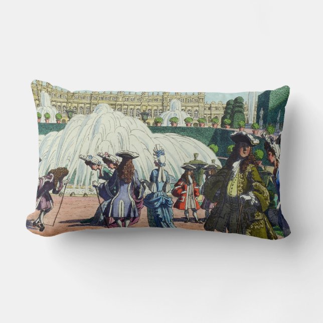 Louis XIV 'Gentry @ Versailles - Pierre Brissaudin Lumbar Cushion (Front)