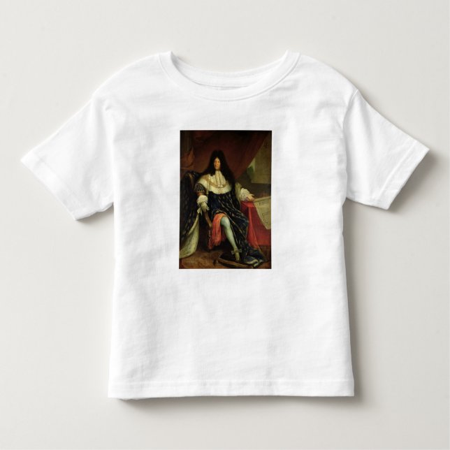 Louis XIV  Holding a Plan of the Maison Royale Toddler T-Shirt (Front)