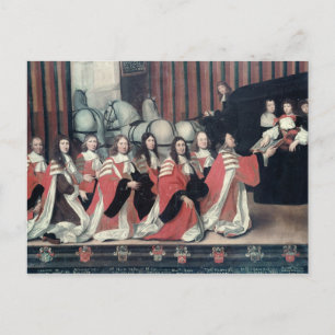 Louis XIV received by the sheriffs in Toulouse Postcard