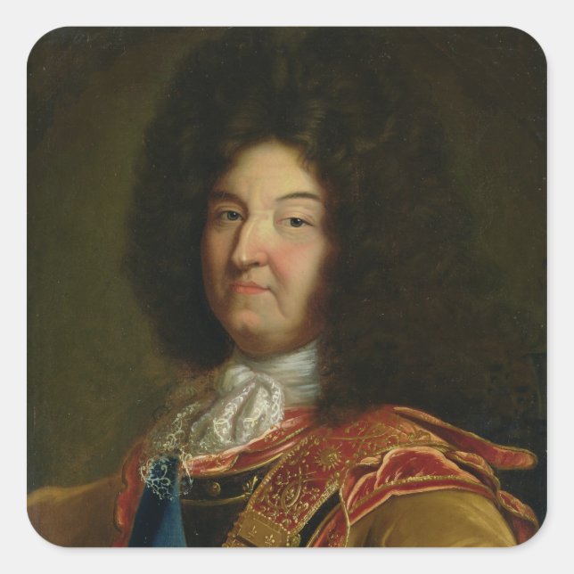 Louis XIV Square Sticker (Front)