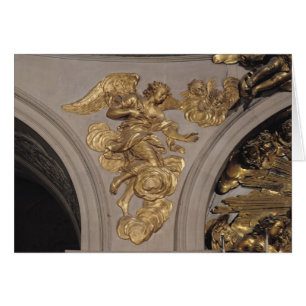 Louis XIV style angel, from the arch