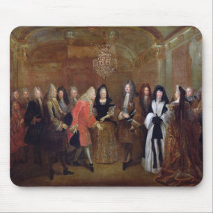 Louis XIV welcomes the Elector of Saxony Mouse Pad