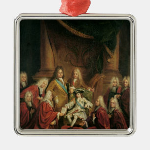 Louis XV  Granting Patents of Nobility Metal Tree Decoration