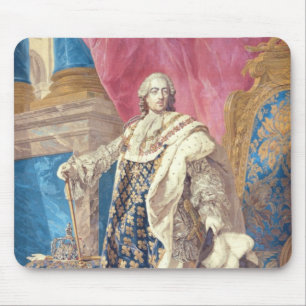 Louis XV in Coronation Robes Mouse Pad