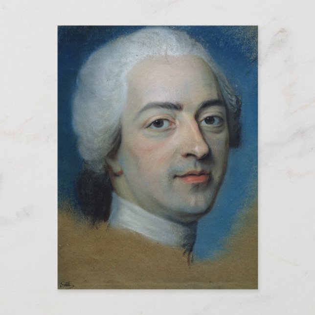 Louis XV  King of France and Navarre, after 1730 Postcard (Front)